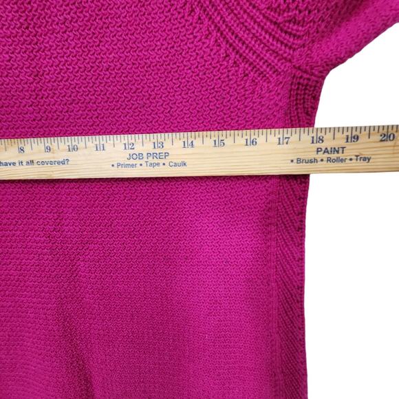 TALBOTS WOMENS SWEATER WOOL BLEND SZ M PINK LONG SLEEVE PULLOVER CASUAL COMFORT - Picture 5 of 5